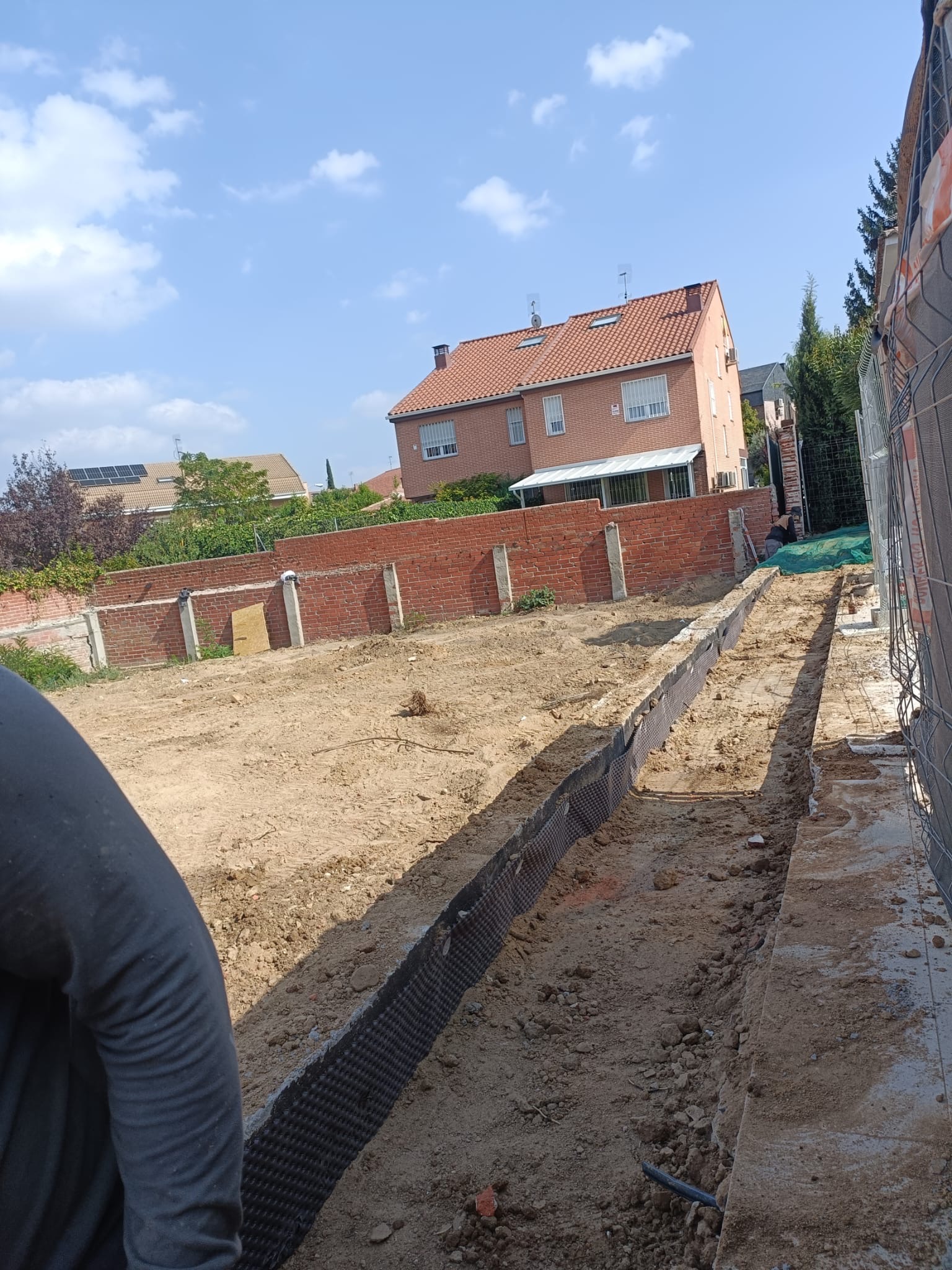 Impermeabilización de muro perimetral